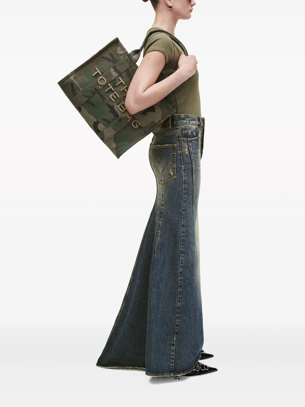 MARC JACOBS - Women The Large Camo Jacquard Tote Bag image 3