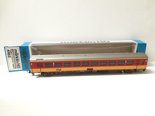 GWA610 Märklin 4163 vagón de pasajeros vagón de tren rápido 2ª clase embalaje original | Zustand: Gebraucht