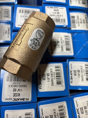 Flomatic 4032E 1-1/4  80E Enviro Check Valve
