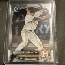 Topps 1st Bowman Chrome Xavier Neyens 2025 Bowman Draft #BDC-2 Astros
