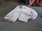 Satoh Mitsubishi S630 2-wheel drive diesel tractor right fender — photo 1