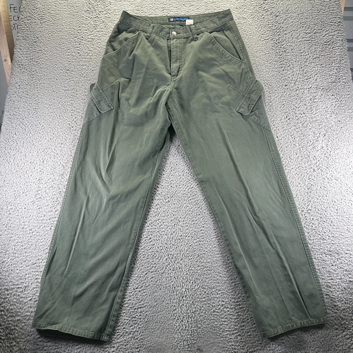 パンツ Made in USA 1990's Levi's L2 cargo pants Vintage 90s Levi's L2 Cargo Pants Men 34x34 Green Cotton Baggy
