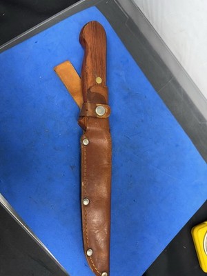 Vintage Hand Scribed  RONNING MORA SWEDEN   Extremely Rare Filet Knife W/sheath