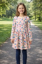 Tea Collection Floral Kids Tunic Shirt Dress
