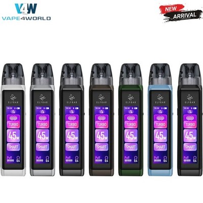 how many puffs in 1 juul pod Elf Bar ELFX Ultra Pod Vape Kit 45W 1500mAh Battery |2ML Replacement Pods|  E-Cig