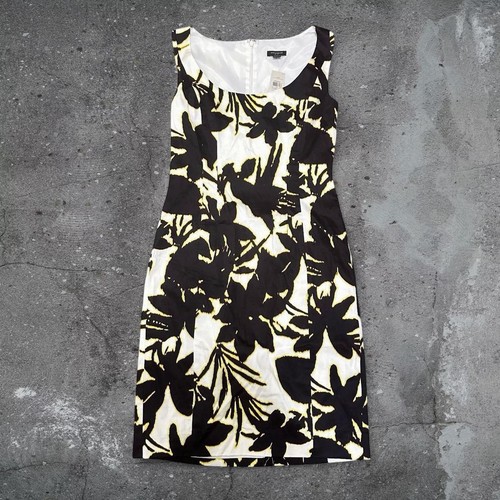 Ann Taylor palm print dress coastal grandma country club old money preppy - Picture 1 of 4