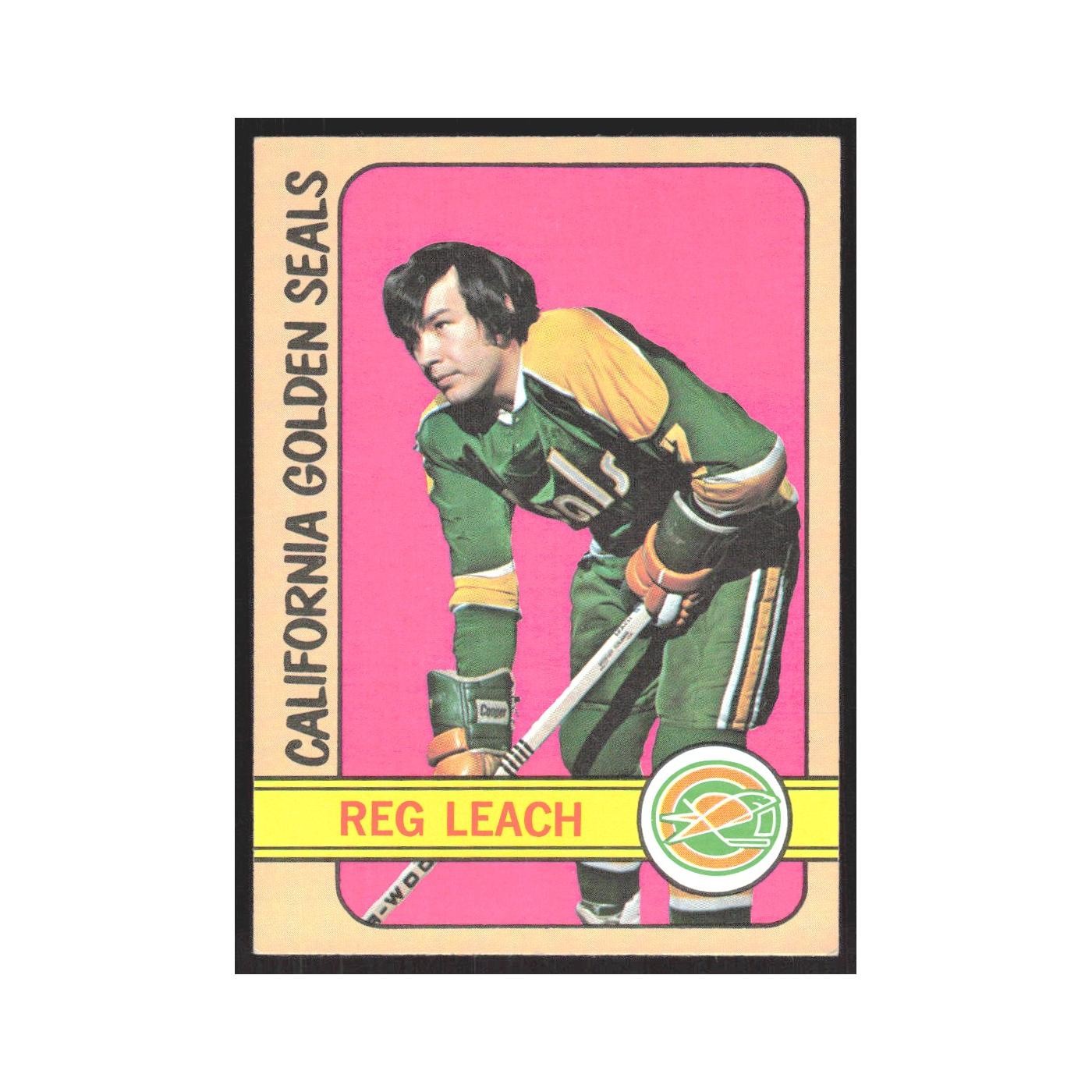Reg Leach #17 Hockey Cards 1972 Topps trading card — raw and PSA graded price guide