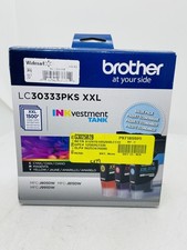 NEW GENUINE - BROTHER LC30333PKS XXL 3-PACK COLOR INK - Cyan Magenta Yellow 4/26