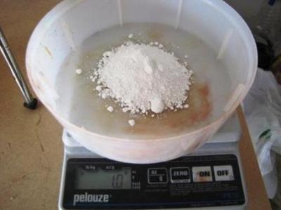 CONCRETE CEMENT COLOR, 1 LB. - MAKES STONE, PAVERS, TILES, BRICK - WHITE