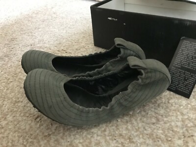 Miss Sixty Schuhe Ballerinas grau Echtleder, Gr. 38 NEU mit Karton