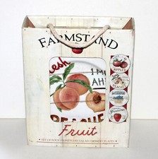 Juego 4 platos de postre para ensalada Fa…