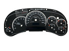 Gauge Face Overlay for 2003 04 05 Silverado Sierra Tahoe 2500 Gas Clusters Oem