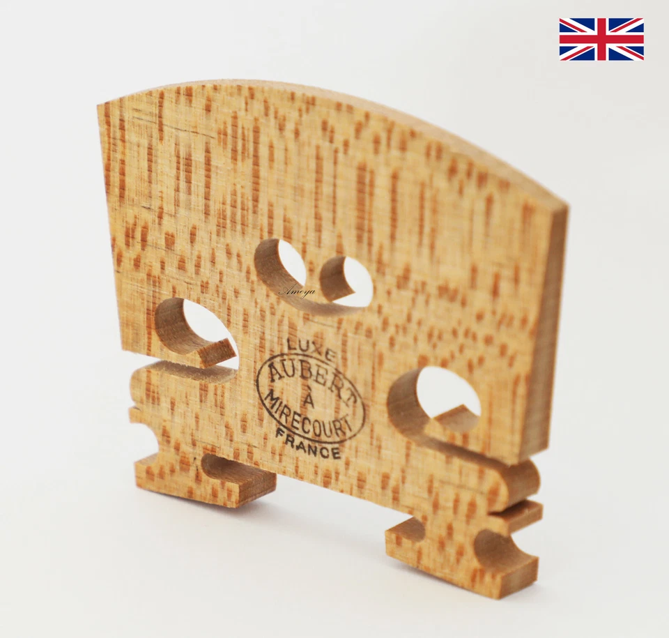 Aubert Violin Bridge 4/4 Unfitted Made in France Luxe 1809A  - Image 2 of 4