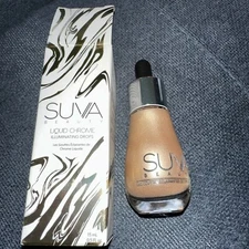 Suva Beauty Liquid Chrome Illuminating Drops 0.5 FL oz. TRUST FUND NIB NEW
