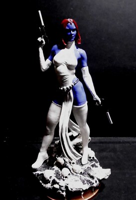 X-Men Marvel MYSTIQUE 3D FanArt 1/10 Figur Resin Unikat handbemalt****