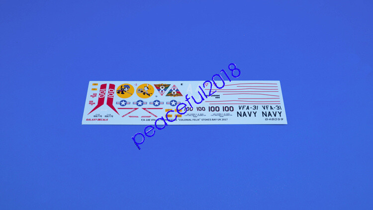 Aydien Addileyさん専用.5 Galaxy G48059 1/48 F/A-18E Colonial Felix Decals Mask for