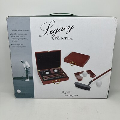 Ace Executive 5-piece Travel Putting Set Legacy by Picnic Time Brand New