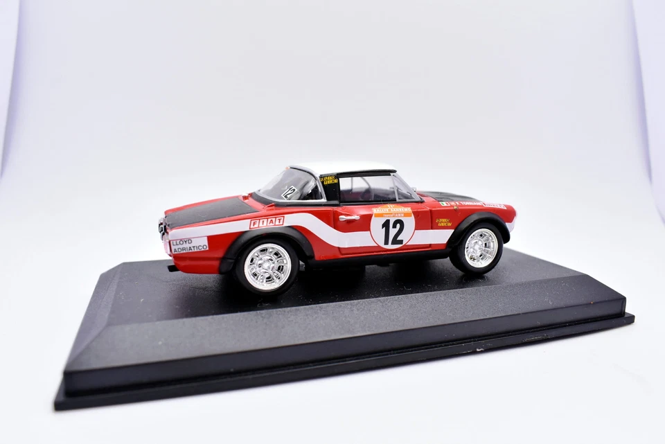 Modellino auto rally scala 1:43 Fiat 124 Abarth IXO diecast modellismo statico - Immagine 4 di 4