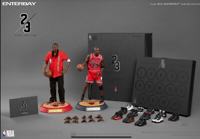  MICHAEL JORDAN FIGURE SET AWAY FINAL EDITON 12'' REAL MASTERPIECE CASE #483/500