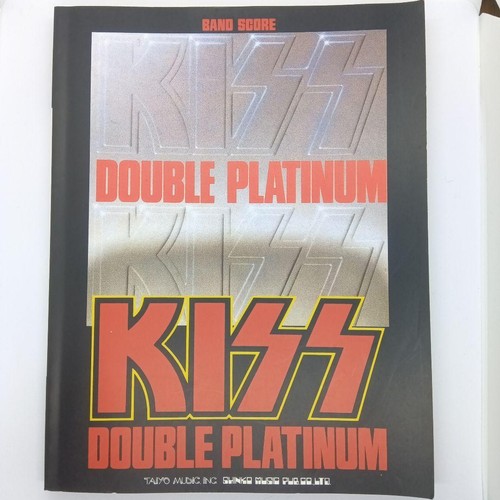 KISS Double Platinum Japan Band Score Book Guitar Tab