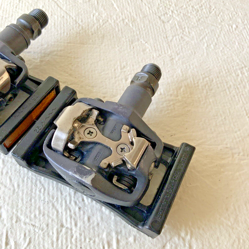 SHIMANO SPD / PLATFORM CLIPLESS PEDALS A535 NO CLEATS - Picture 6 of 8