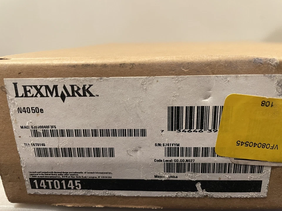 Lexmark 802.11G WLS EXT PSVR-for N4050E (14T0145) . - Image 2 of 4