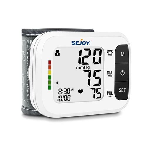 SEJOY Wrist Blood Pressure Monitor Digital Automatic BP Cuff Machine Meter Test - Picture 2 of 20