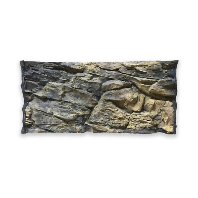 Aquariumrückwand in 3D Rock 80x40cm Felsnachbildung Malawi Stein Handarbeit NEU