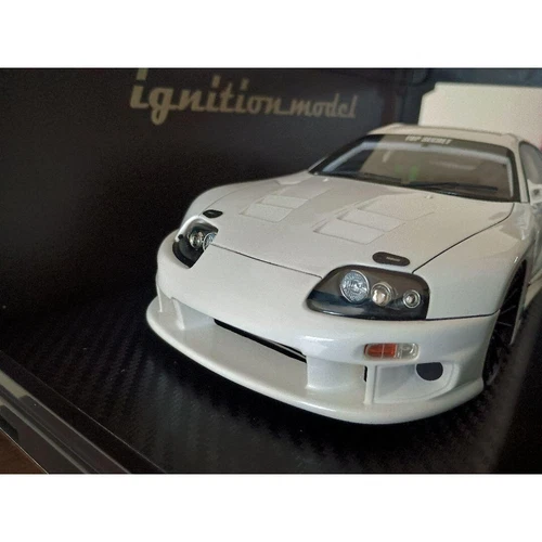 Ignition Model 1/18 Top Secret GT300 Supra JZA80 White Parts Detached Unused - Picture 3 of 8