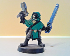 Necromunda House Cawdor Leader Metal 90s Painted Warhammer 40K Oldhammer Nice