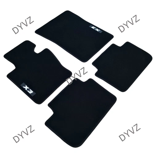 For BMW X3 Car Floor Mats Velour Auto Liners Carpet Black Waterproof All Season - Bild 5 von 9