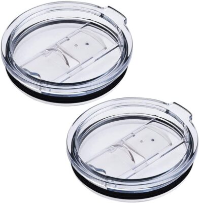Paquete de 2 tapas de repuesto para vasos a prueba de derrames para 20 oz