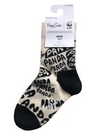 Happy Socks Freche Kinder Socken Panda Schwarz Weiß 12-24 Monate 22 - 24 Neu