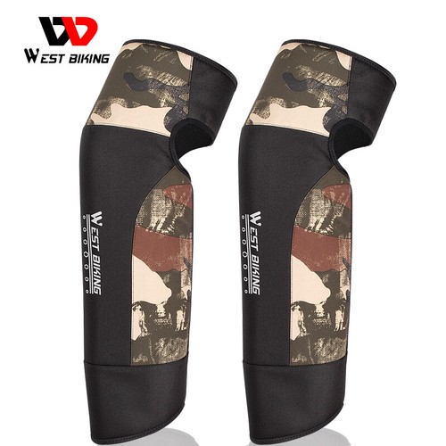 WEST BIKING Winter Leg Warmers Windproof Motorcycle Cycling Knee Pad Protector - Picture 2 of 31