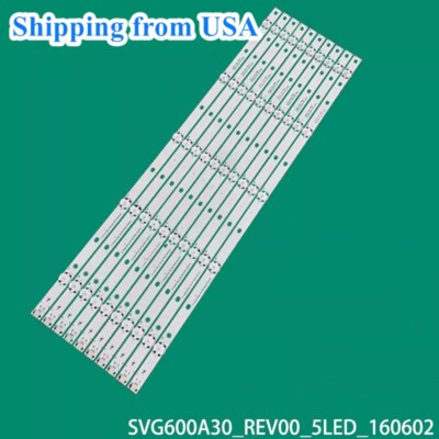 Set of Vizio E60-E3 D60-D3 LED Backlight Strips LG 60inch SVG600A30 SVG600A25