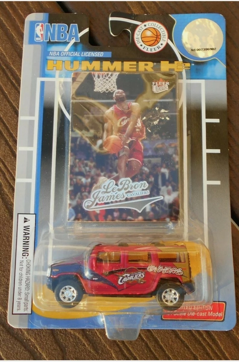 New 2004 Lebron James Fleer Ultra Die Cast car & card