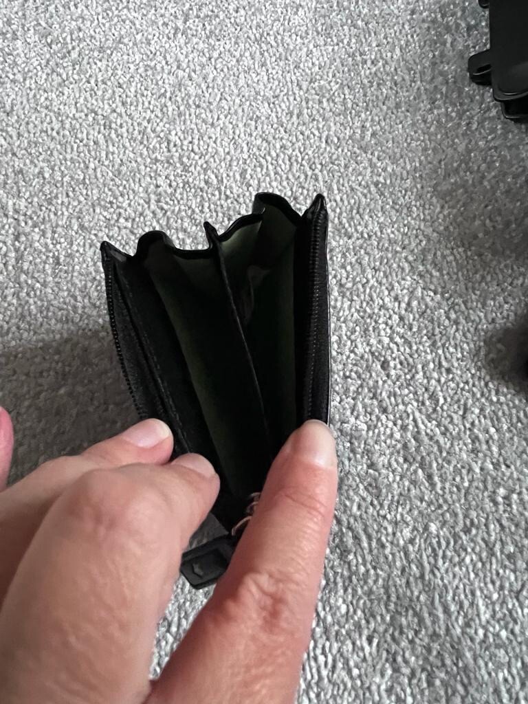 Radley Coin Purse Black With Green Dog eBay