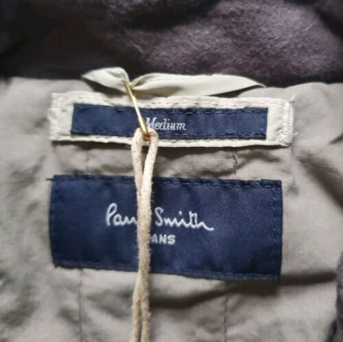 PAUL SMITH Chaqueta Abrigo de Campo Para Hombres M Ajuste Regular Azul Marino Acolchado PVP £475 - Imagen 14 de 15