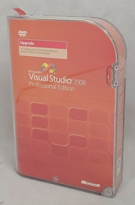 Microsoft Visual Studio 08 Professional Edition Upgrade Ebay