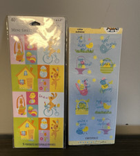 Lot Of 2 Packs Easter Stickers-New-Unused-130 Stickers