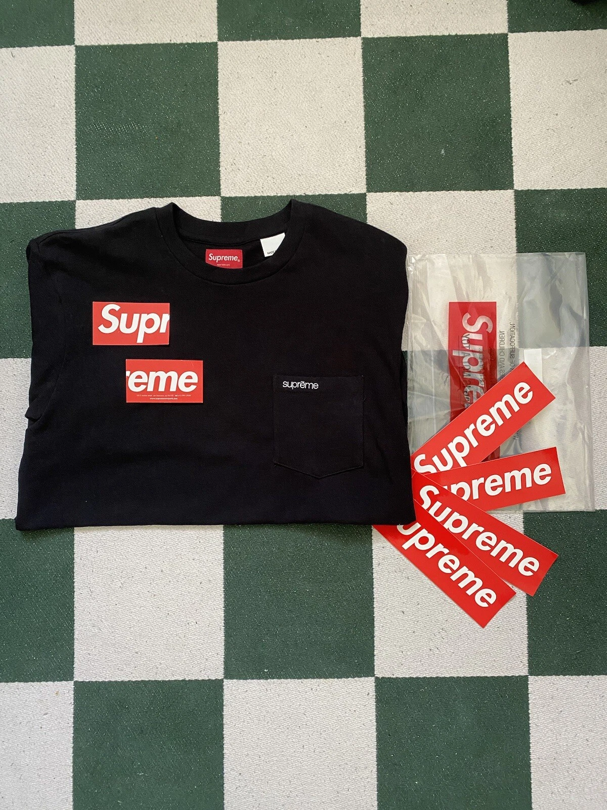 Tee shirt de poche Supreme à manches courtes, taille S