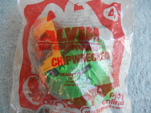Chipette Jeanette Alvin & the Chipmunks McDonalds Happy Meal Toy #4 NEW SEALED! - Picture 2 of 4