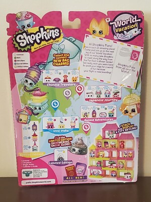 Shopkins World Vacation 5 Pack Next Stop Boarding Asia Season 8