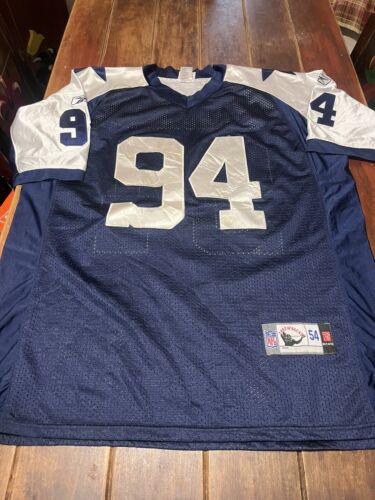 Reebok Throwback NFL Dallas Cowboys DeMarcus Ware #94 Vintage Jersey Size 54 Pic