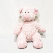 Pink Pig Sitting Up Aurora Plush Stuffed Animal 10" 2019 Farm Animal
