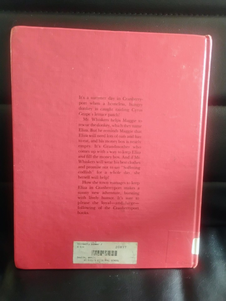 Cranberry Summer Library Binding By Devlin, Wende GOOD Ex Library