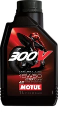 MOTUL 300V Road Racing 15W-50 100% Synthetic 4T 4-Stroke Engine Motor Oil 1L