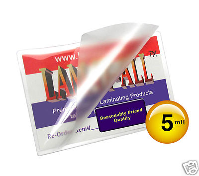 ( 200 pc ) 5 Mil Hot LAM-IT-ALL Letter Laminating Pouches 9 x 11-1/2 Clear 11.5
