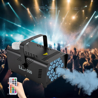 Protable Minidisco Rauchmaschinen Nebelmaschine Lichte Mit Fernbedienung LED RGB