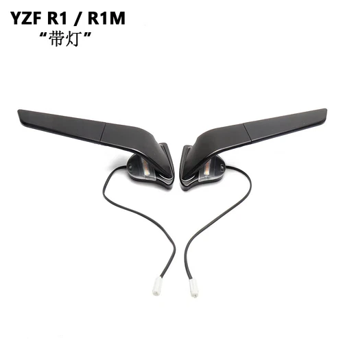 Motorcycle Rearview Mirrors Wind Wing with LED For Yamaha YZF R1 R1M 2020 - 2025 - Foto 11 di 22